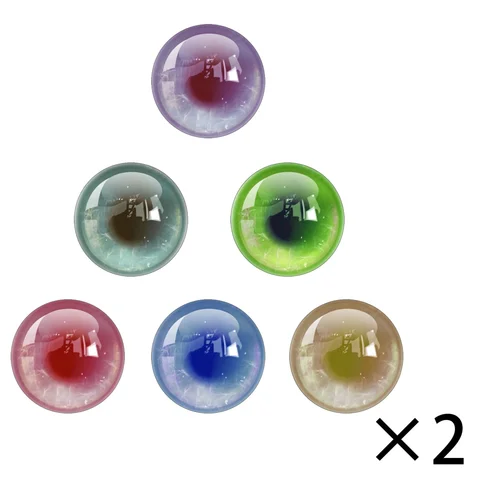 MSCHENGDORIS 12 шт. стеклянные глаза для кукол Blyth 14 мм