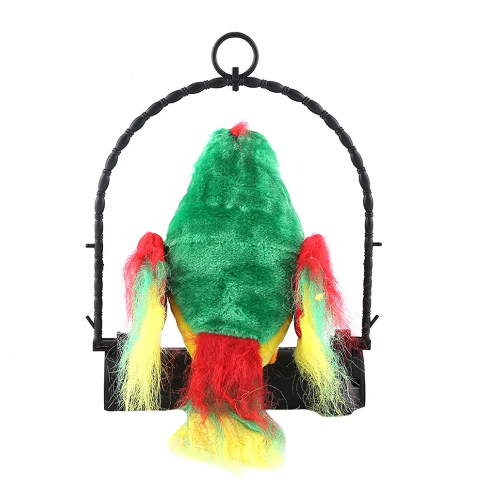 

Parrot Talking Toy Toys Bird Hanging Animal Plush Say You What Recording Repeating Statue Repeat Speaking Birds Stuffed Kids