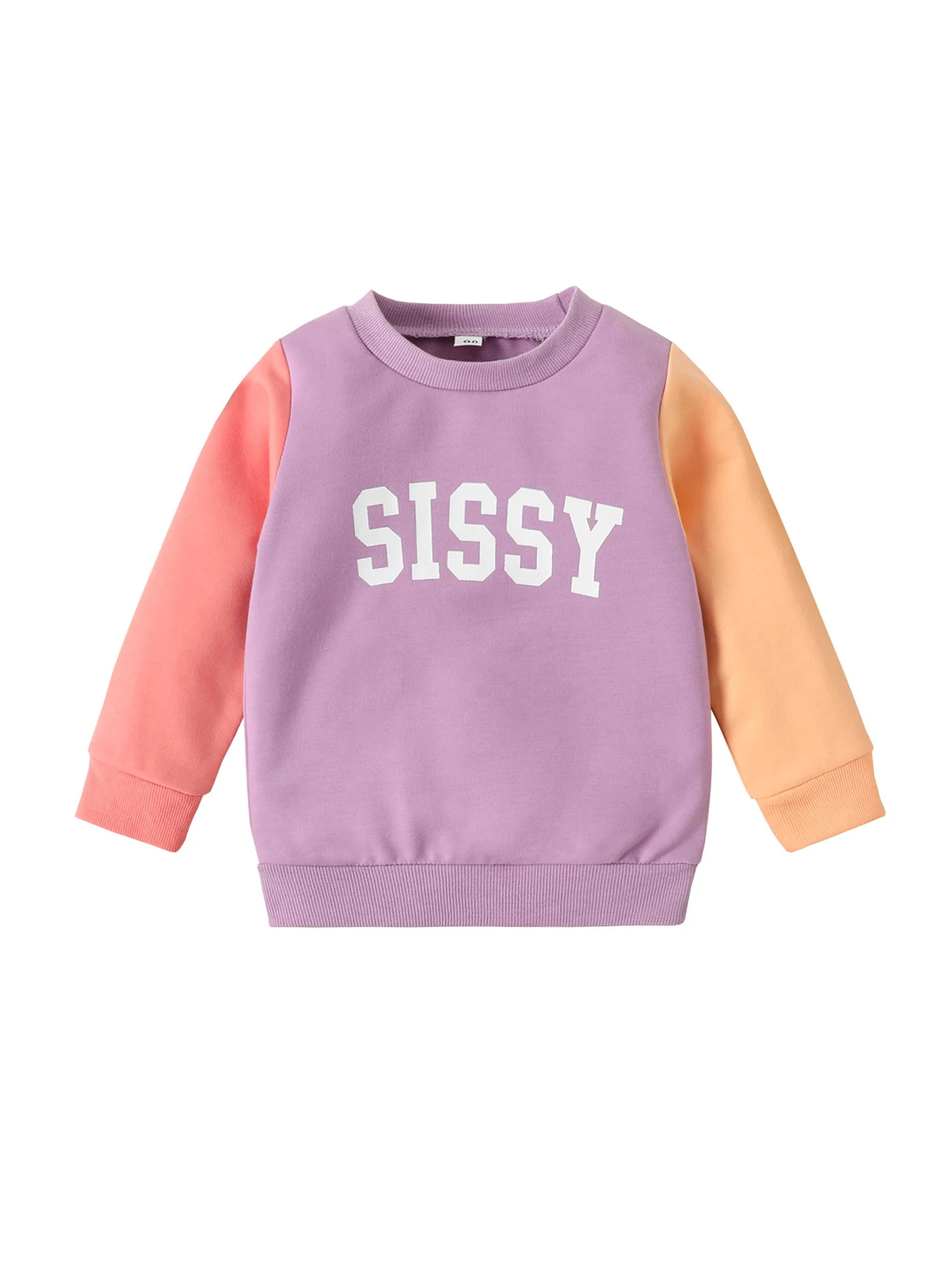 

Children Clothing Fashion Autumn Spring Baby Girls Casual Long Sleeve Letter Print Sweatshirts T-shirt Kids Pullover Tops