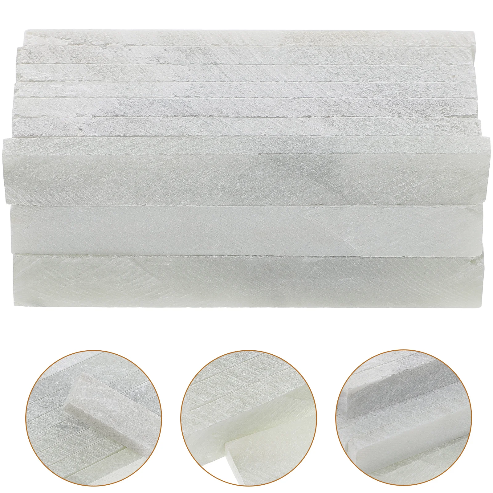 

21 Pcs Slate Write Soapstone Marker Flat Textile Marking Tool White Talc Natural Welding Chalk Welder Work
