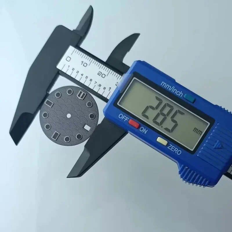 Новый индивидуальный циферблат NH35 28 5 мм рыбья чешуя 3 0/3 8/4 2 ножной подходит для NH36