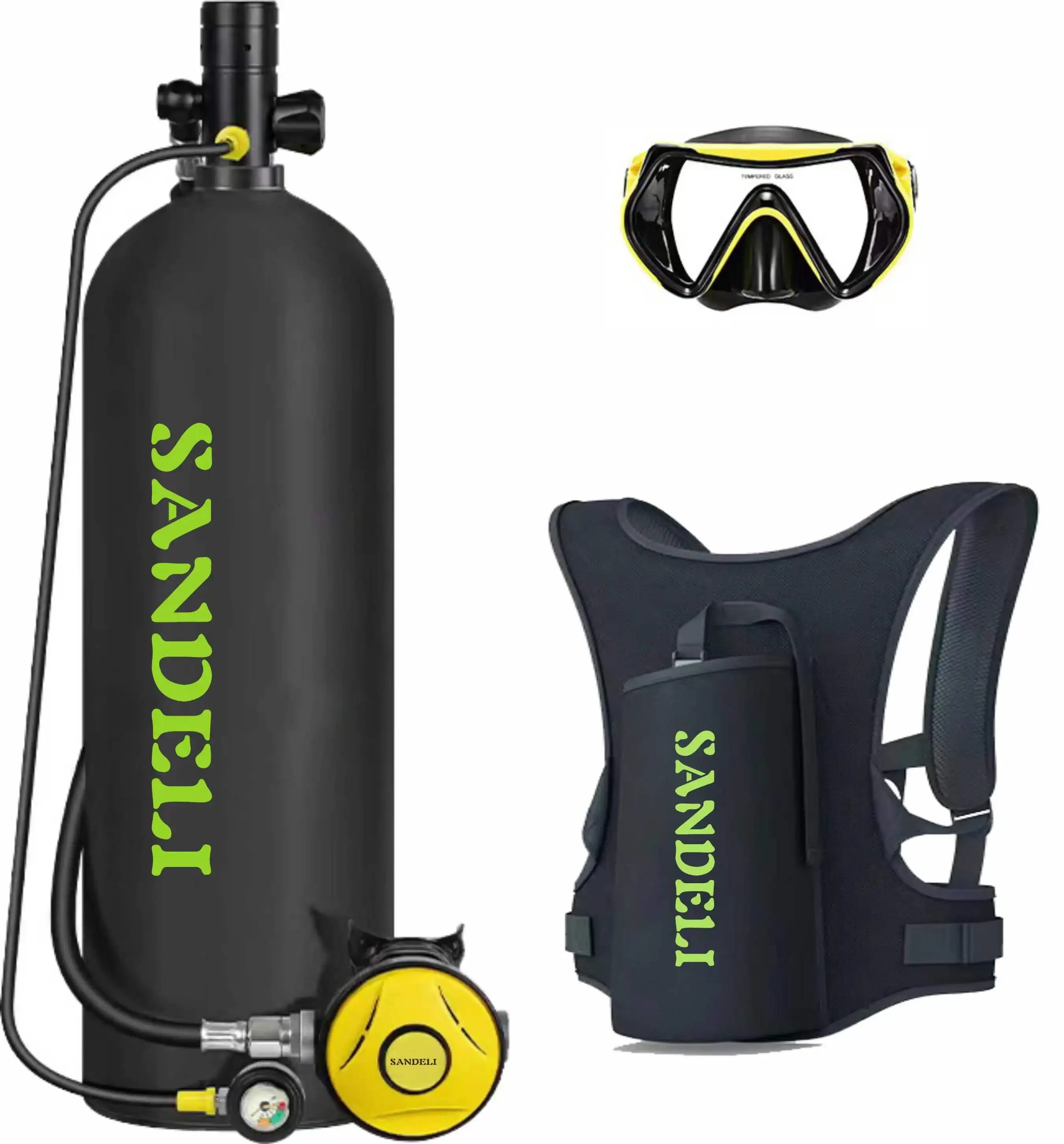 Самый продаваемый запасной портативный воздушный кислородный баллон емкостью 4