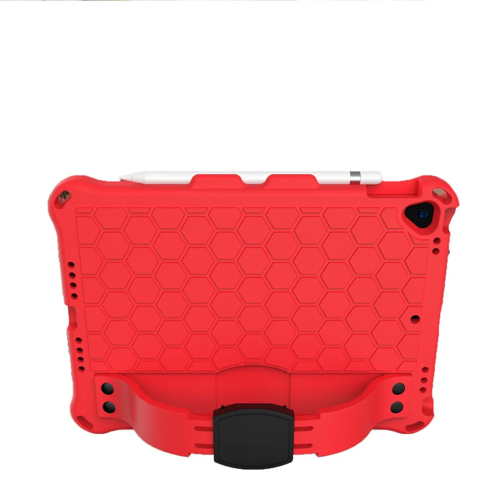 Kids Case for iPad Pro11(2022) Honeycomb Design EVA Cover with Kickstand Tablet Shell Drop-proof Shockproof Protective Cases