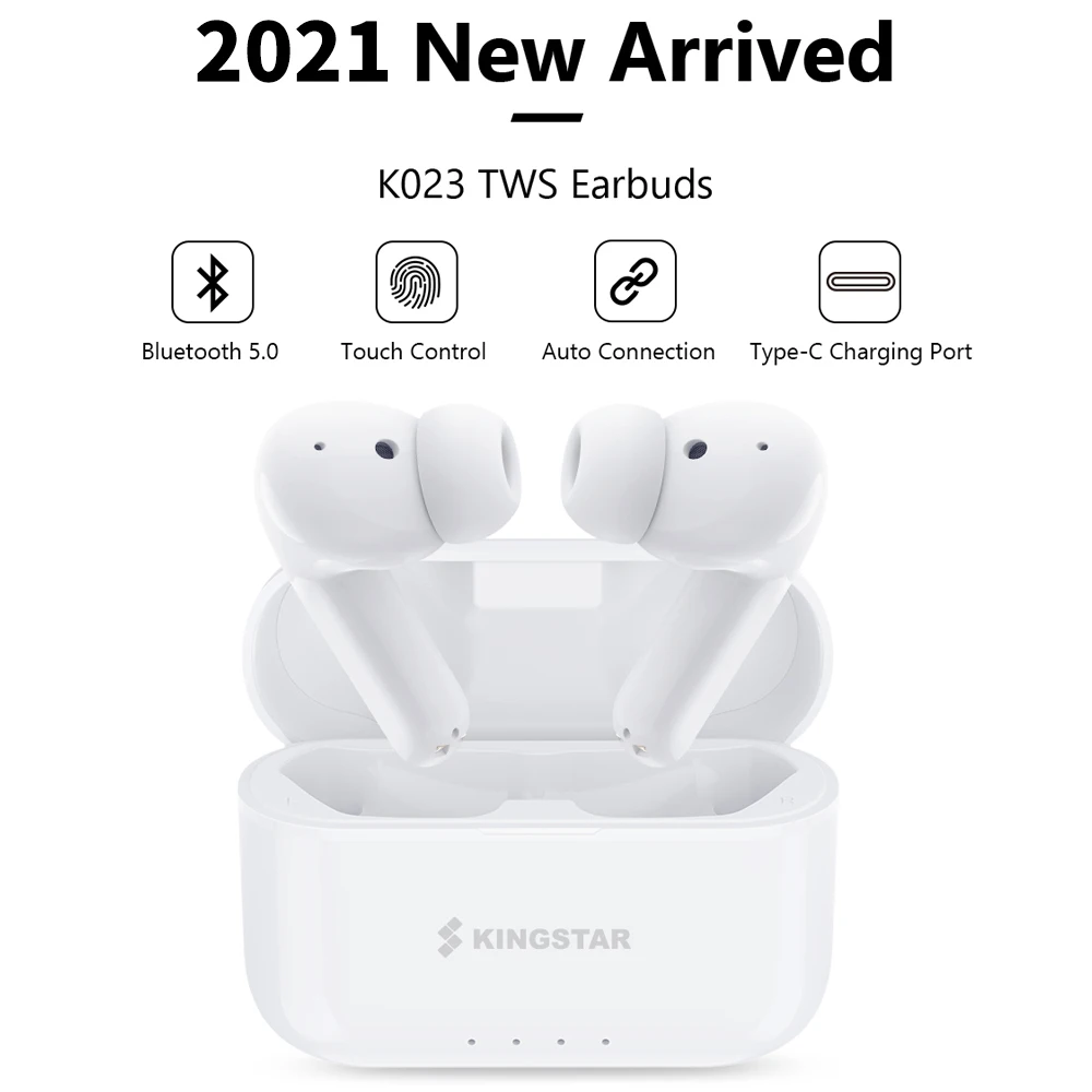 KINGSTAR Wireless Earphones Bluetooth Headphone Noise Calcelling Smart Touch Headset Sports Earbuds For iPhone Huawei Xiaomi | Электроника