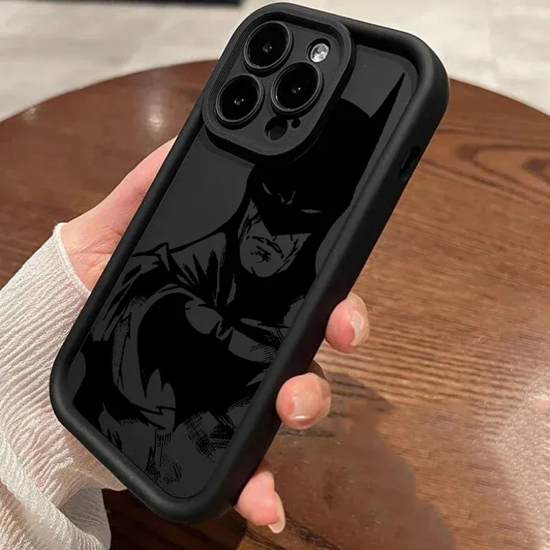 Фото Чехол для телефона The B-Batmans Art для iPhone 17E, 11, 12, 13, 14, 15, 16, 17 Pro Max, 17 Air, 15 Plus, 16e, 13 Mini, силиконовая задняя крышка №4