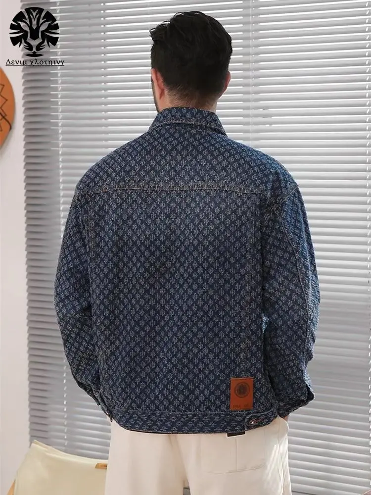 Высококачественная мужская куртка American Cat Paw свободная рабочая одежда в стиле