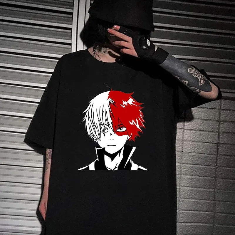 Футболки в стиле аниме для женщин и мужчин футболки с надписью My Boku No Hero Академия