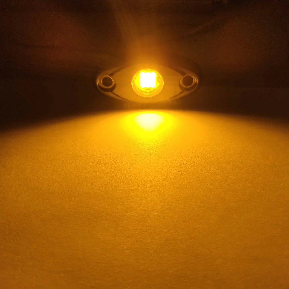 

6 шт., зеленые, красные, синие, 9 цветов, освещение для внедорожника, грузовика, внедорожника, 4x4 ATV, лодки, яркое освещение