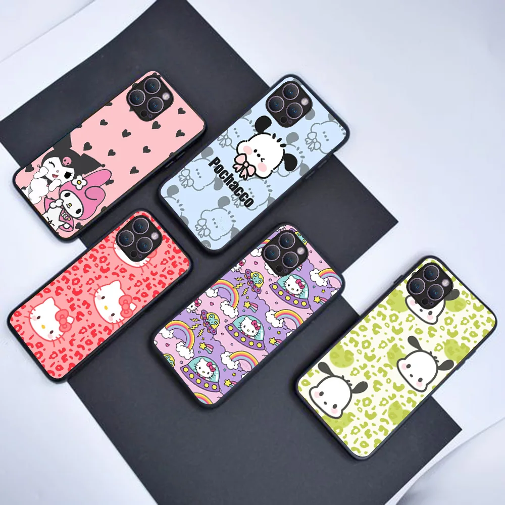 Черный чехол B-8 Kuromi Melody для Samsung Note 9 M12 J6 M02 S25 J2 J4 M22 J5 Core J8 J7 M11 Prime Plus