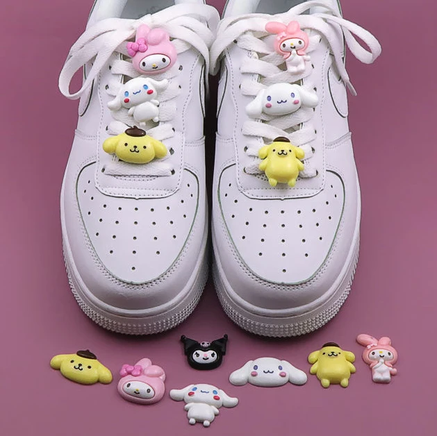 

8 шт./набор, декоративные шнурки для обуви Sanrio