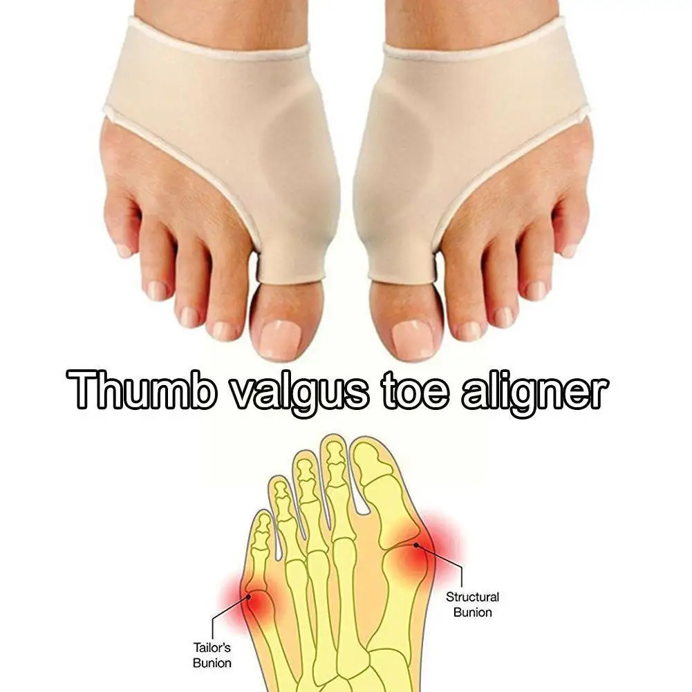 

Big Toe Bunion Splint Straightener Corrector Foot Pain Both Valgus To Feet Easy Therapy Foot Care Hallux Relief Wear D4f2