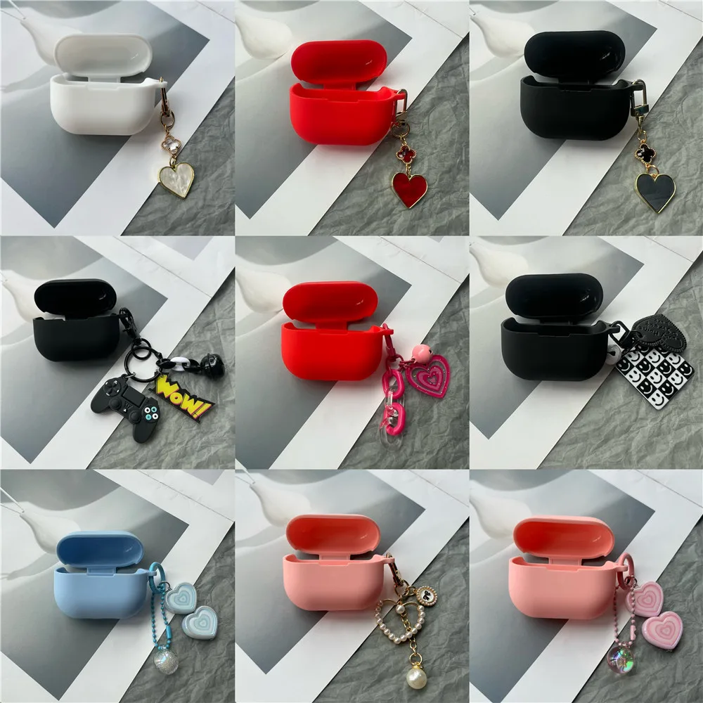 Милый мультяшный силиконовый чехол для наушников Samsung Galaxy Buds 3 симпатичный с