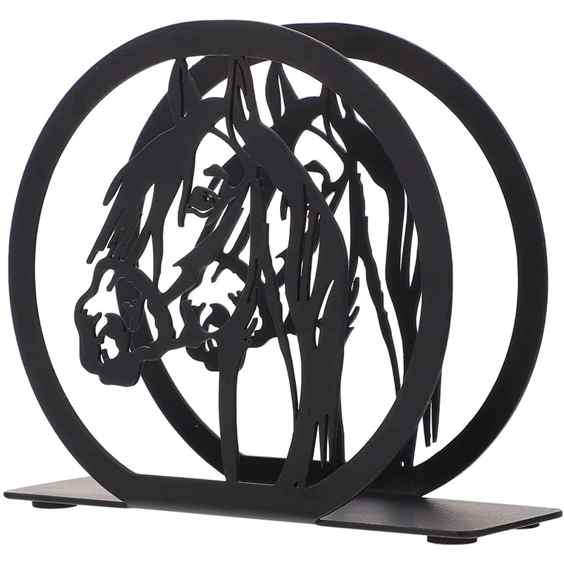 

JFBL Hot Creative Metal Napkin Holder Retro American Napkin Holder,Horse Tissue Dispenser For Home Kitchen Restaurant Cafe Bar