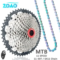 zoao 11 speed mountain bike 11 50t freewheel cassette flywheel bicycle k7 11v wide ratio durability for shimano mtb part