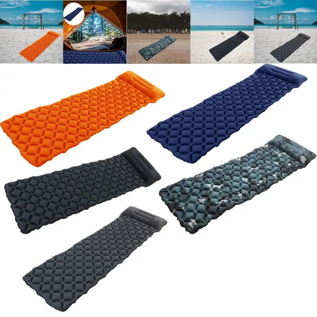 1 шт. надувной матрас для кемпинга спальный коврик походная туристическая