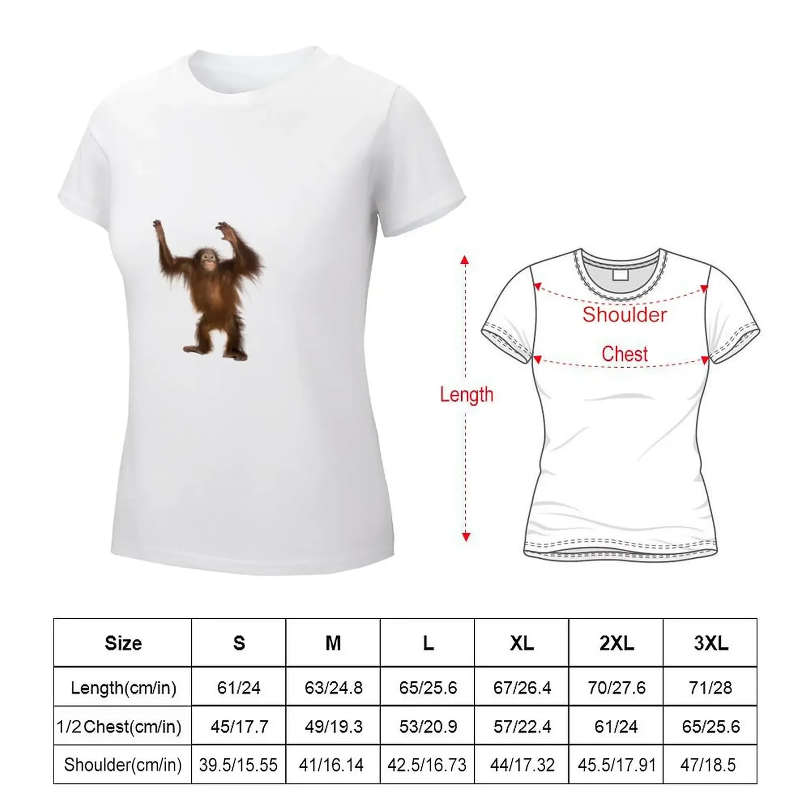 Футболка с орангутангом женская одежда винтажная летняя корейская