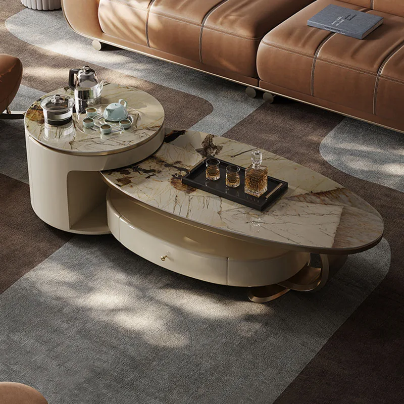 Угловой журнальный столик Newclassic экономящий место промышленный современный