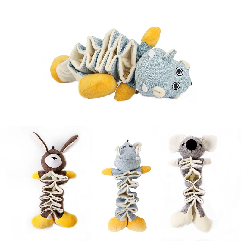 

Leaking Food Plush Vocal Toy Chew Cloth Plush Toy Dog Molar Vocal Interactive Toy