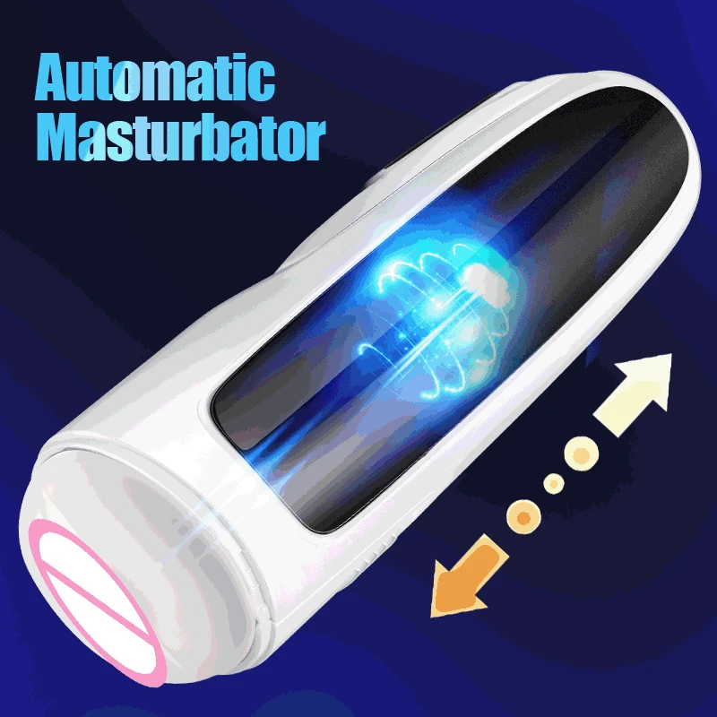 Sex Toys for Men Masturbator Male Automatic Telescopic Rotation Voice Interaction Masturbation Cup With Strong Sucker Thrusting