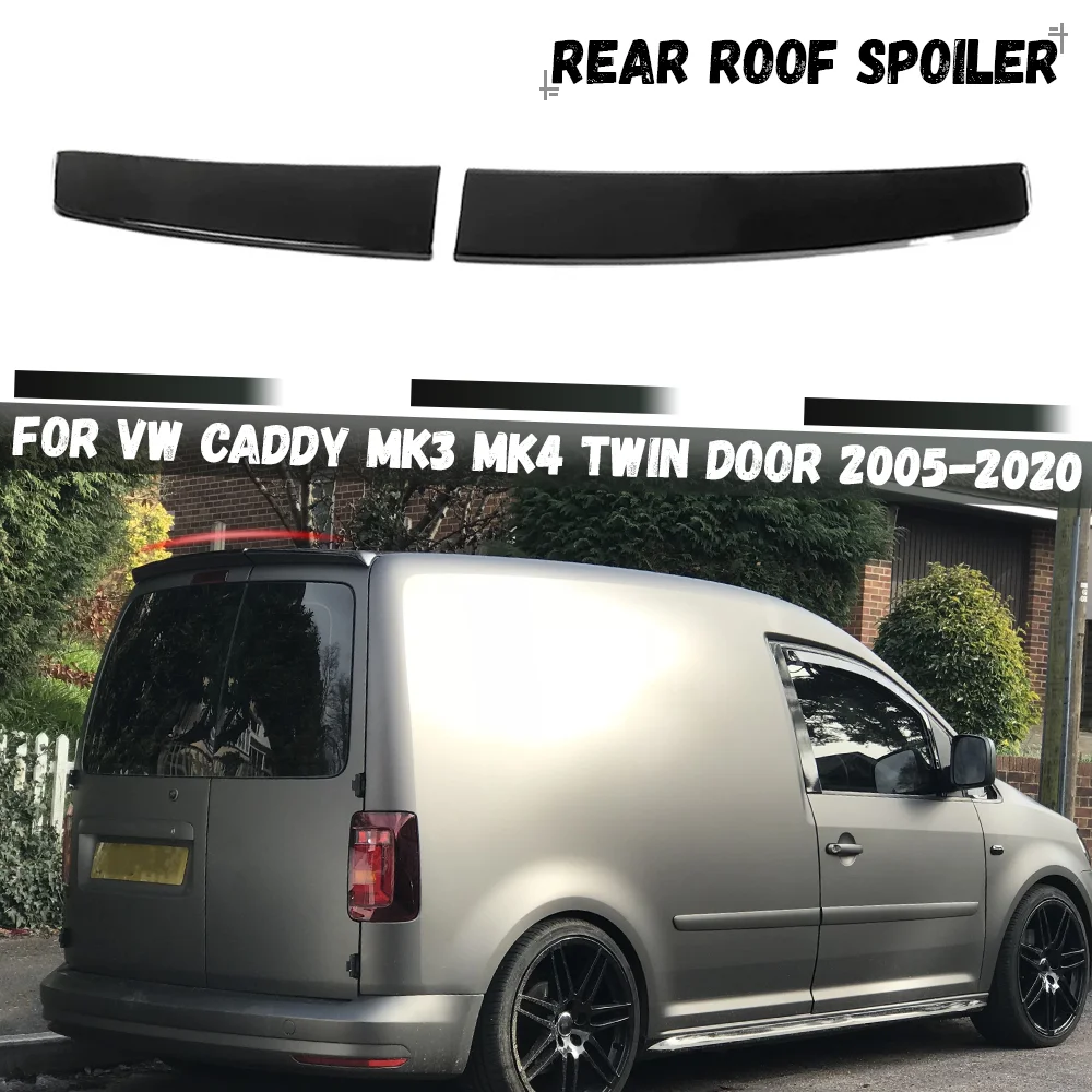 Фото Спойлер на крышку багажника для Volkswagen VW Caddy 2K 2KN MK3 MK4, накладка на заднюю дверь, 2005-2020 №1