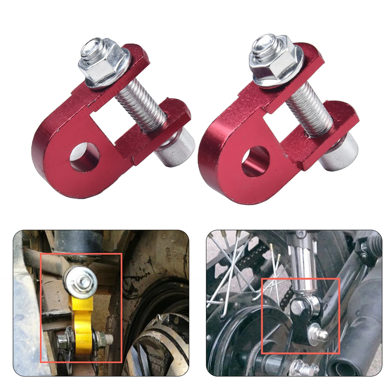 Увеличитель высоты мотоцикла задний амортизатор для красный алюминиевый сплав