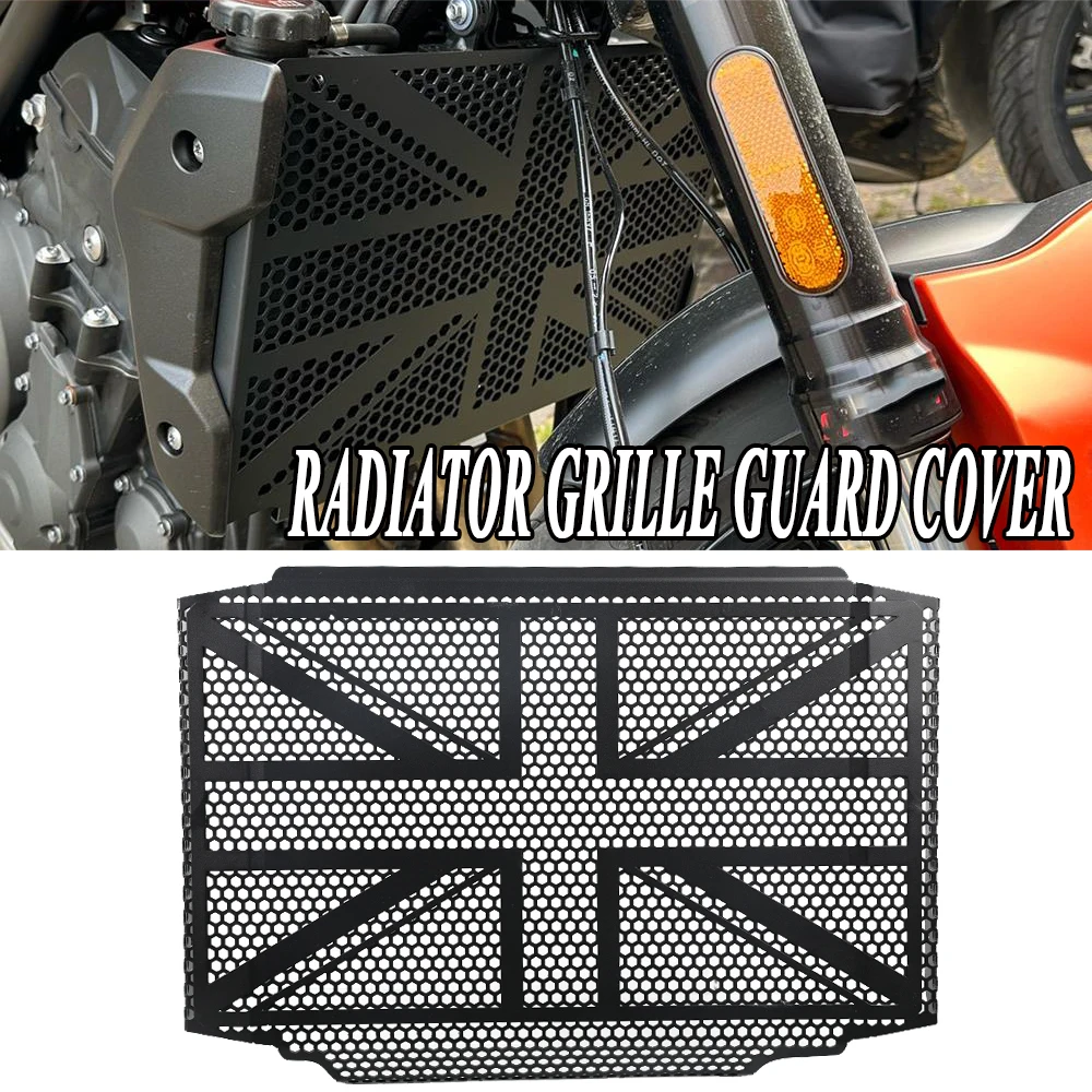 

For Trident 660 2021-2022 Black For Trident660 For TRIDENT660 Radiator Grille Guard Cover Protector Motorcycle Accessories CNC