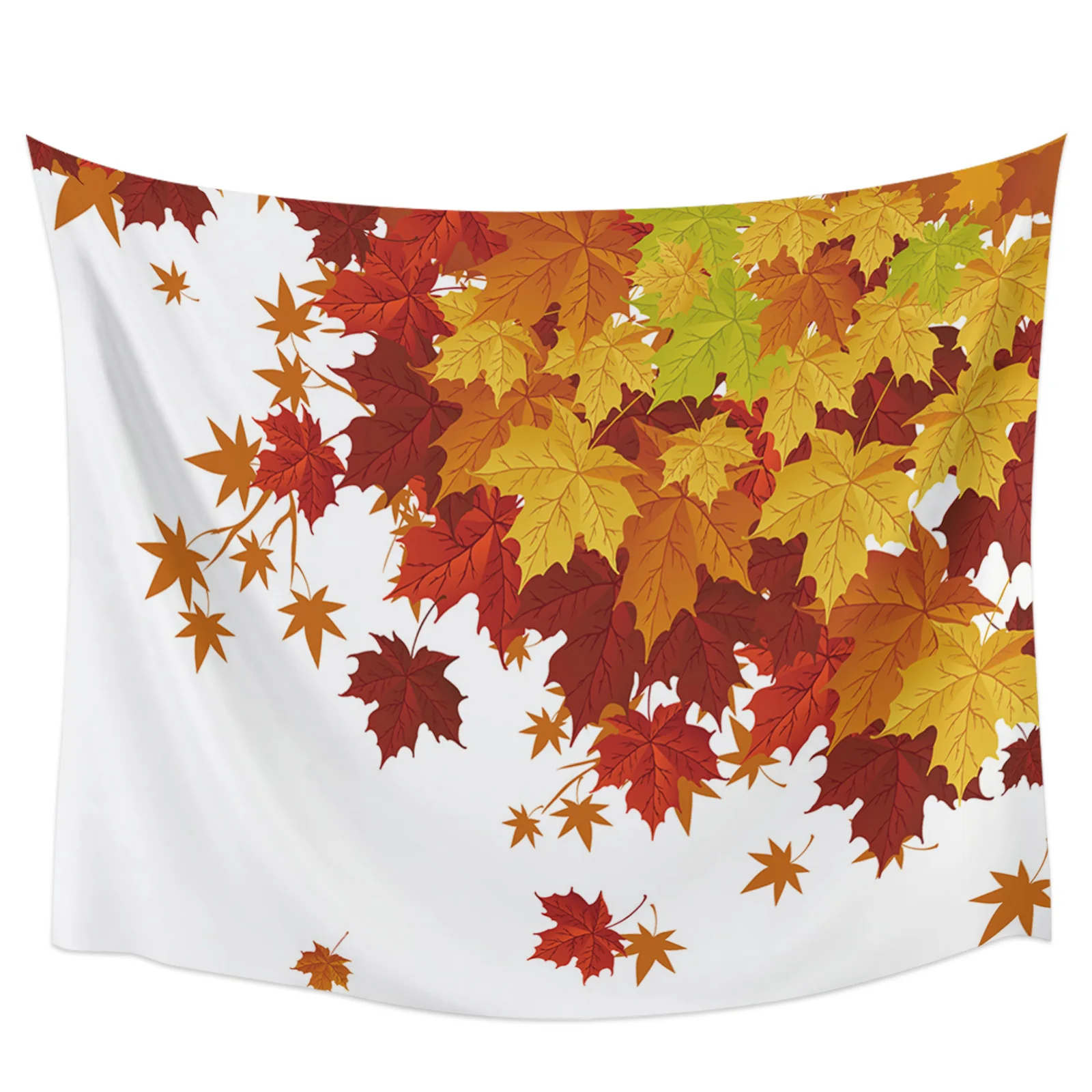 

Fall Maple Gradient Tapestry Wall Hanging Festive Decor Tapestry Tapestry Suitable for Home Room Decor