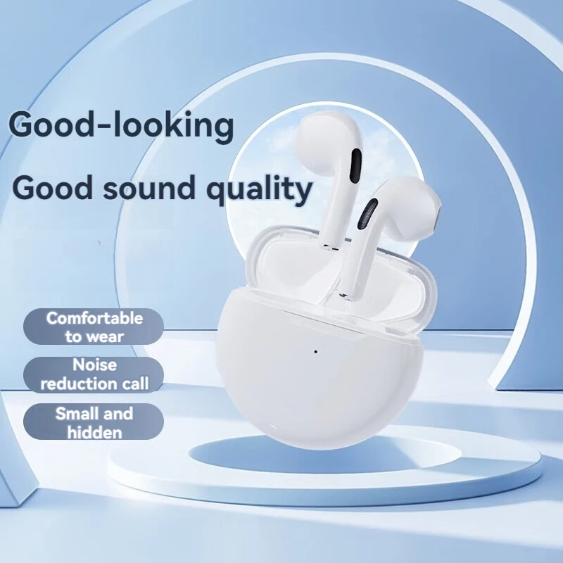 Беспроводные наушники Pro 6 TWS Bluetooth мини-наушники Спортивная стереогарнитура Для