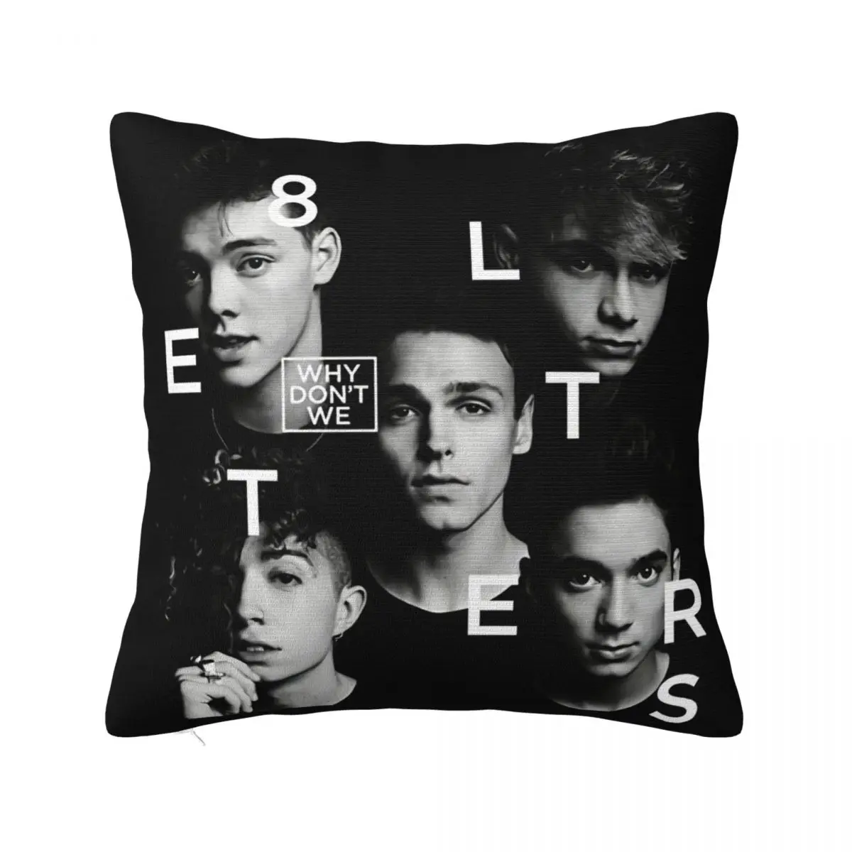 Почему мы не нам 8 букв черный белый цвет подарок на Новый год семейный друг A762 Ba