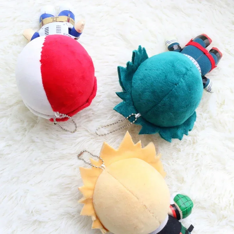 Фото 15 см My Hero Academia аниме Izuku Midoriya Katsuki Bakugou Shouto Todoroki плюшевая игрушка-подвеска мягкая плюшевая кукла в подарок №2