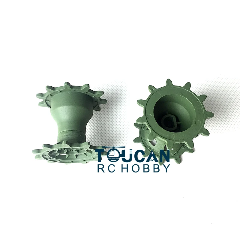 

One Pair Heng Long 1/16 Plastic Sprockets Driving Wheels For German Leopard2A6 RC Tank Toucan 3889 TH00425