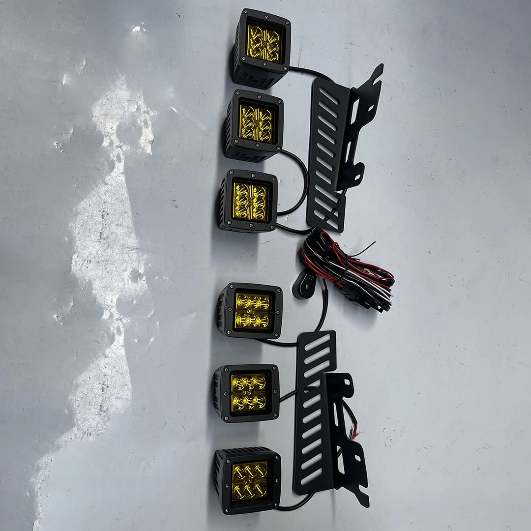 Подходит для FORD F150 SVT Raptor 2022 желтые светодиодные противотуманные фары Ford