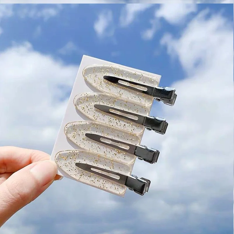 

4 шт., женские бесшовные заколки для волос