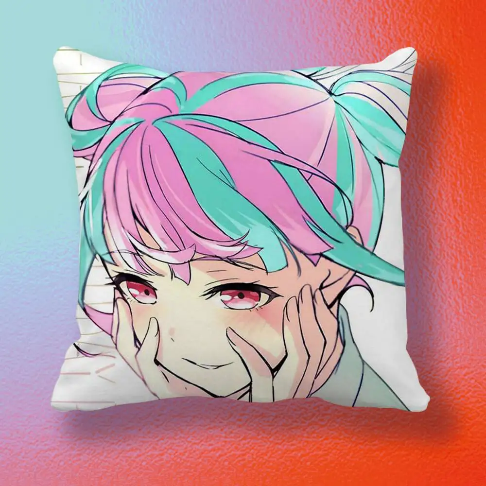 Фото Наволочка Nyubara Reona BanG Dream Anime, мягкая наволочка из микрофибры, декоративная наволочка для дома и дивана, с принтом. №2
