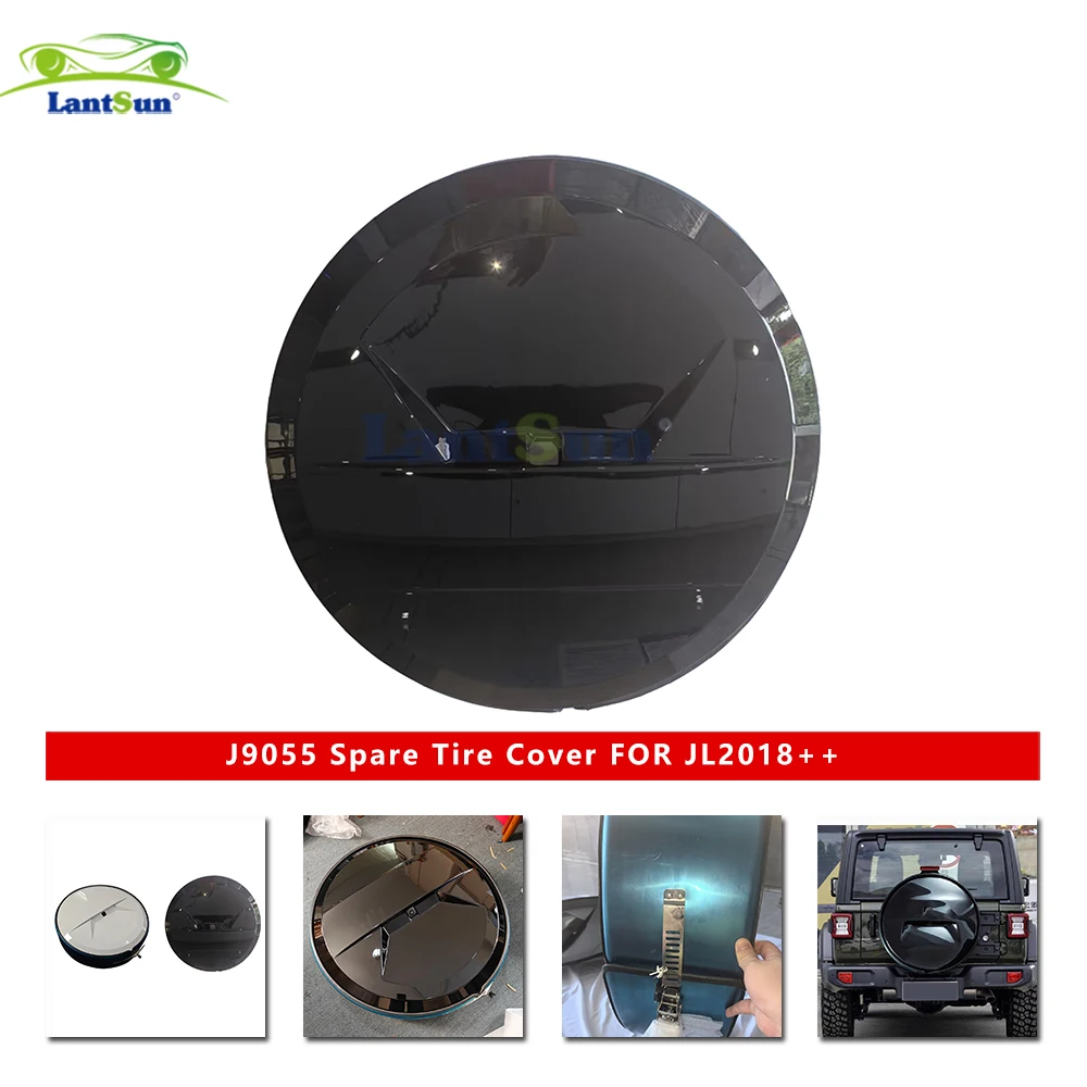 Lantsun J9055 чехол на запасное колесо из АБС-пластика + стали, чехол на запасное колесо задней двери для Jeep Wrangler JL2018 + внедорожные модифицированные аксессуары (art.: 3920d002d2ae8) - 3920d002d2ae8