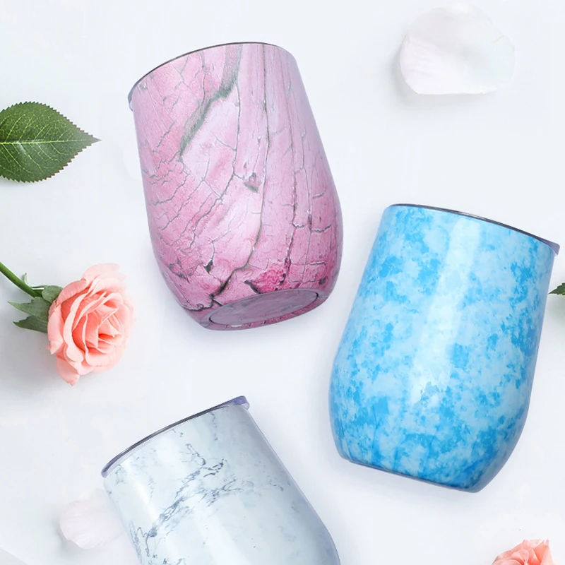 Кружка в виде баклажаны 12 унций стакан из нержавеющей стали с изоляцией