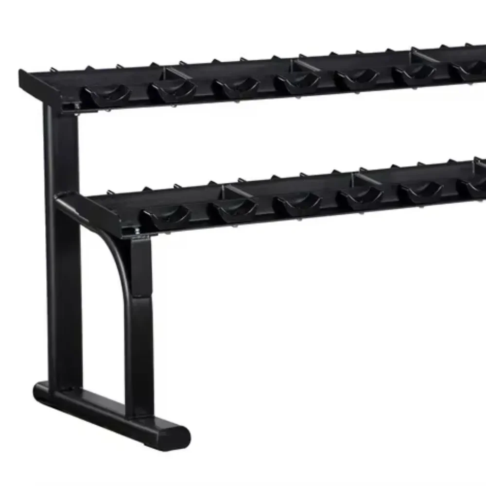 Стойка для гантелей Двухярусная десять пар многофункциональная стойка домашнее