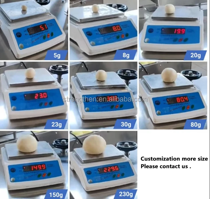 Машина для резки шариков теста 1-300 г машина автоматическая пекарни ресторана