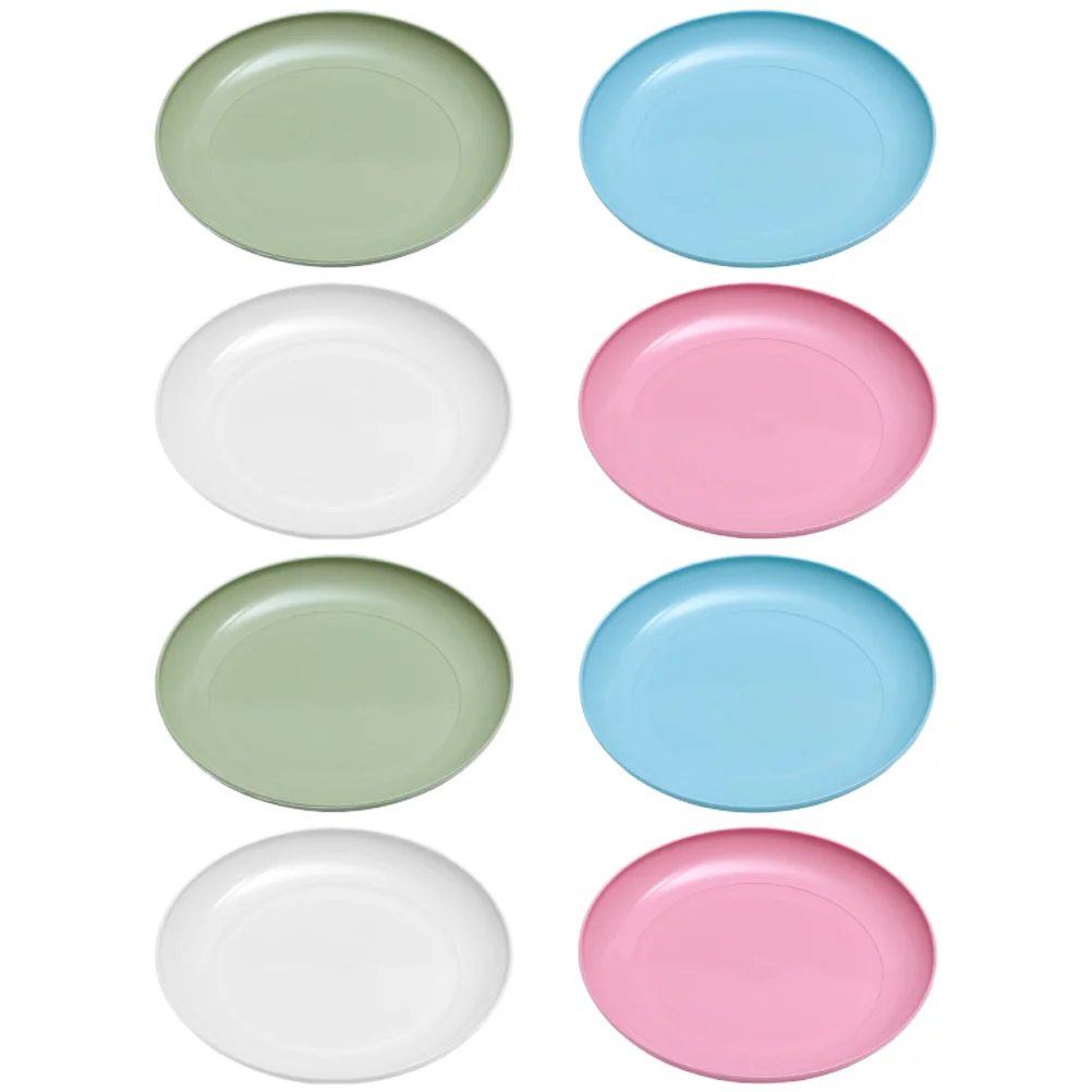 

Disc Plates Plastic Decorative Fruit Holder Snacks Serving Party Supply Container Tablescape