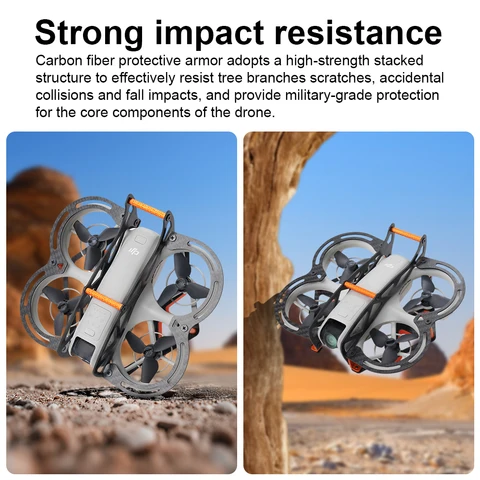 RCSTQ легкая конструкция из углеродного волокна для DJI NEO, защитная линза, бампер, жесткий, защита от столкновений и царапин