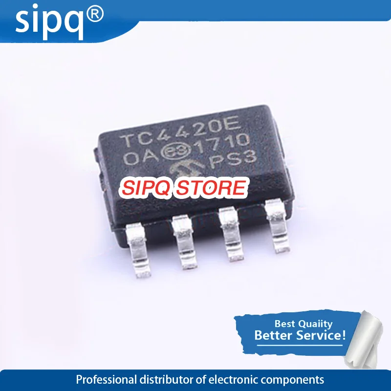 

10 шт./лот TC4420E TC4420EOA713 низкобоковой MOSFET 6A 4,5 V ~ 18V 6A SOP-8 драйвер для ворот, новый оригинальный