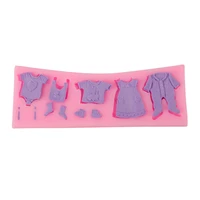 baby clothing silicone cake mold chocolate candy mould for cake decorating tools pastry baking tool