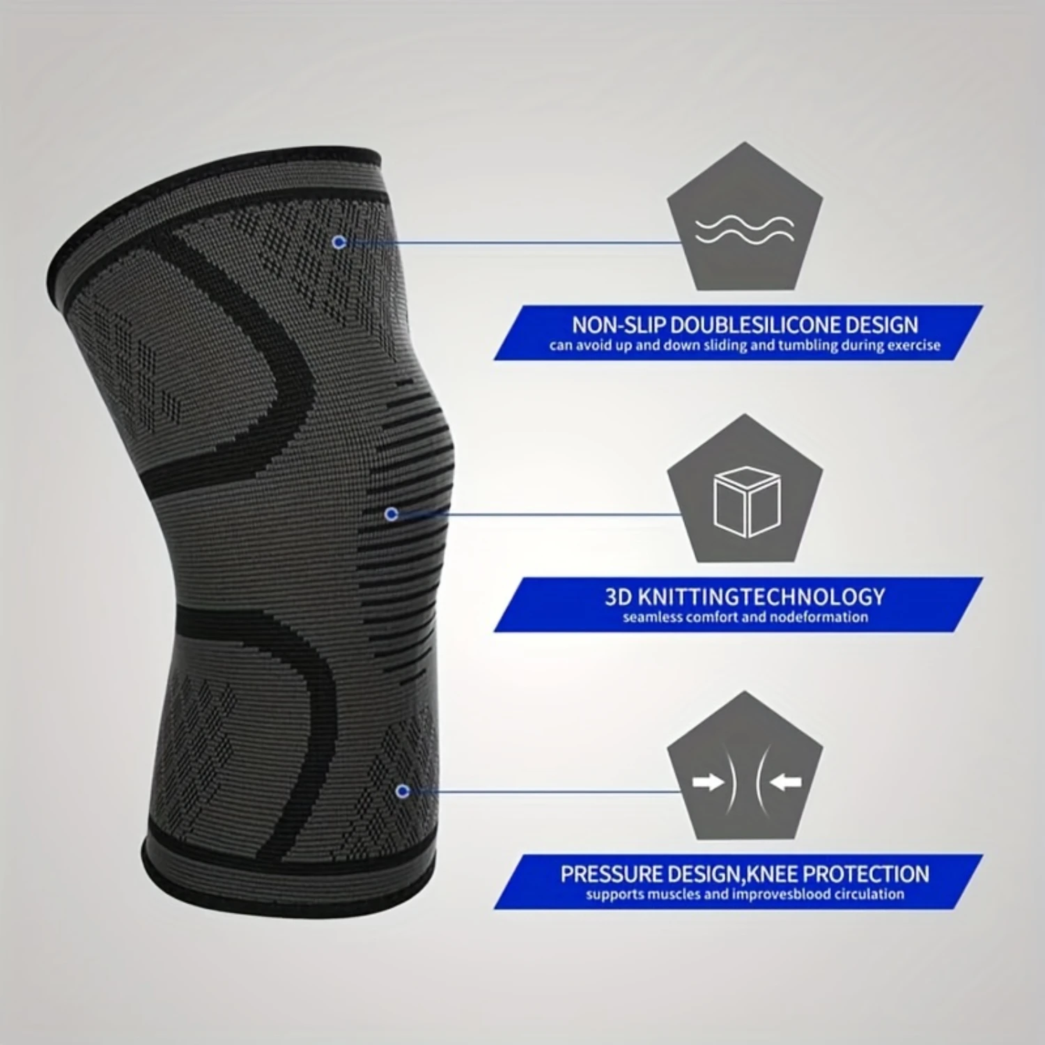 2 шт. компрессионные наколенники для мужчин и женщин от артрита бега баскетбола