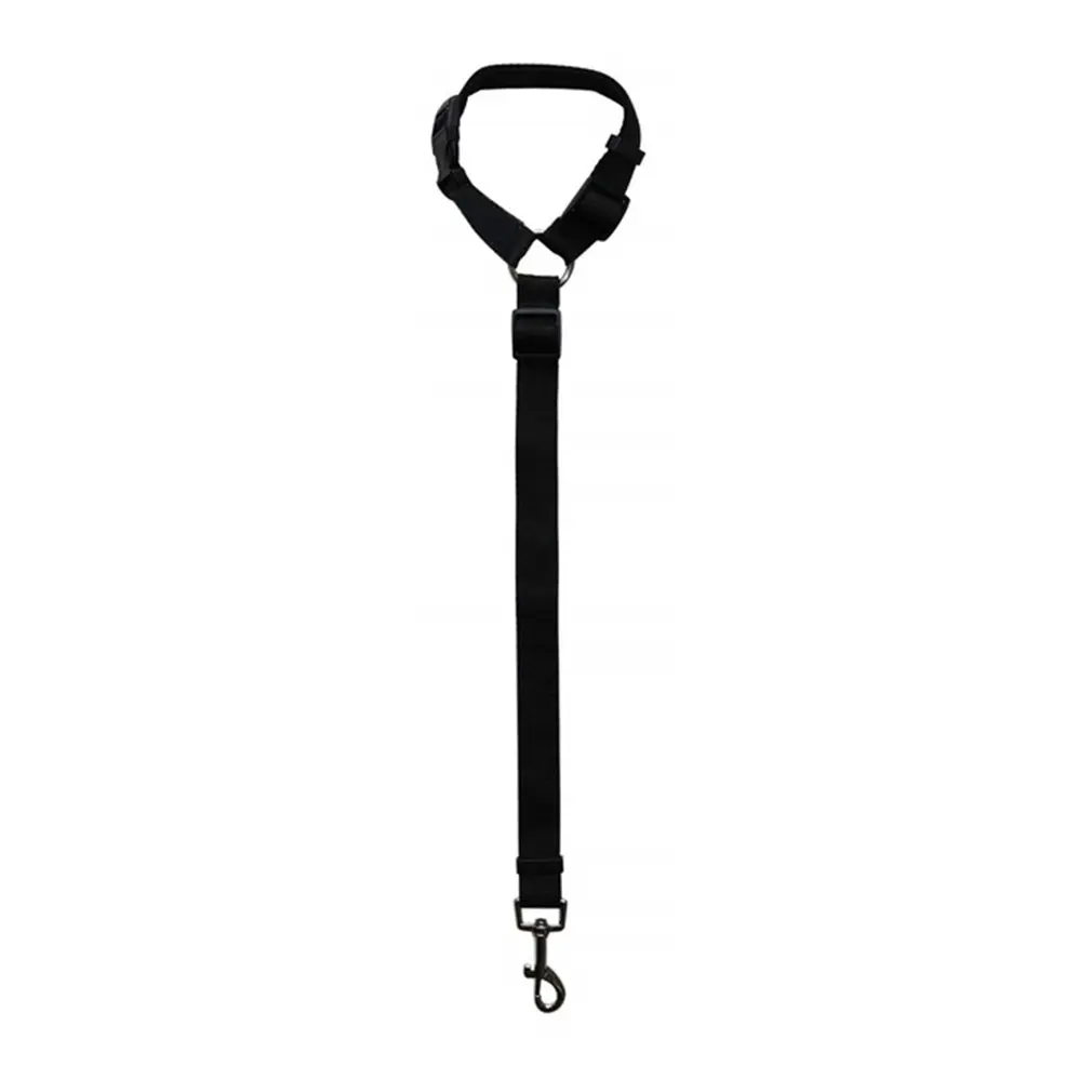 

Ремень безопасности для собак и кошек, регулируемый нейлоновый ремень безопасности для подголовников автомобиля