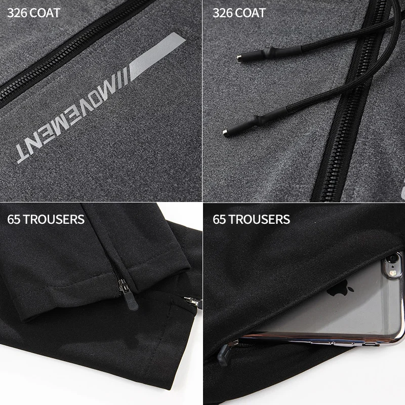 Sports Tracksuit Camping Cycling Jackets Outdoor Clothes Men's Training Sportswear Set Compression Sport Suit Tight Sports Wear