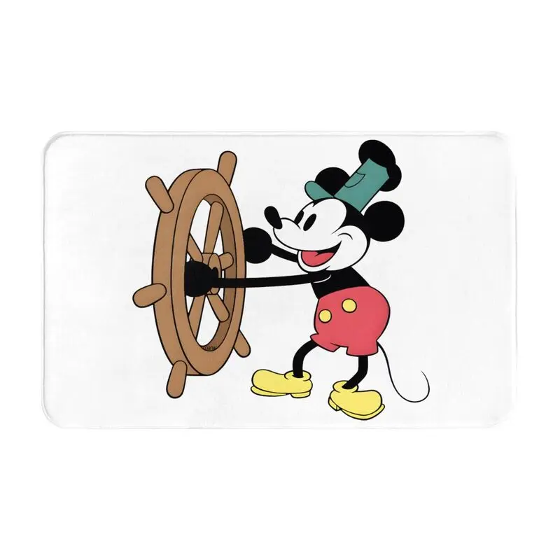 Коврик для передней двери с Микки Маусом и Минни на заказ противоскользящий