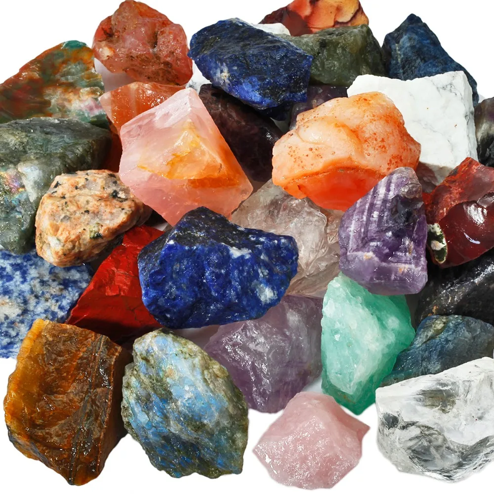 

Natural Raw Crystal Stones Witch Chunks Assorted Bulk Lot Mixed Quartz Rough Mineral Healing Crystals Gem Specimens Home Decor