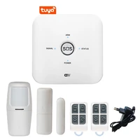 szmyq tuya smart wireless wifi gsm home security burglar system kit support rf 433mhz for house protection