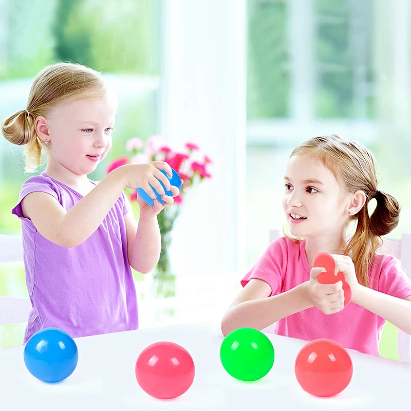 

Party Luminous Props, 4.5cm Dark Luminous Ball High Elastic Pressure Ball,Sticky Wall Home Party Decoration Children's Gift Toys