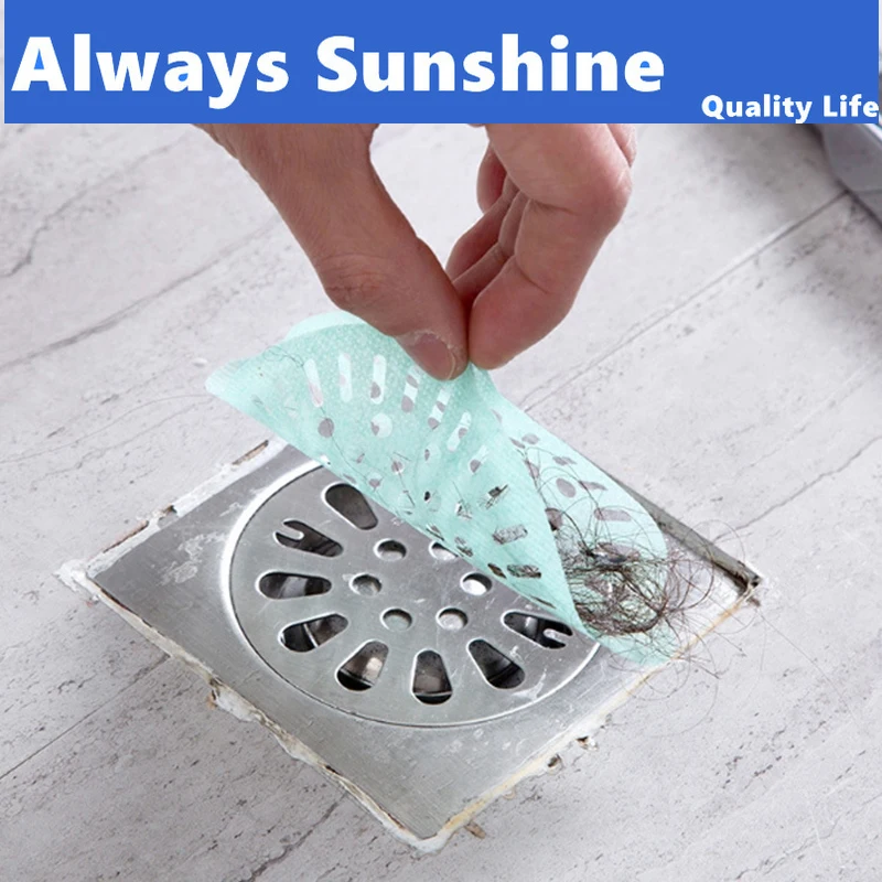 Новая одноразовая сливная наклейка для душа s против засора одноразовый фильтр